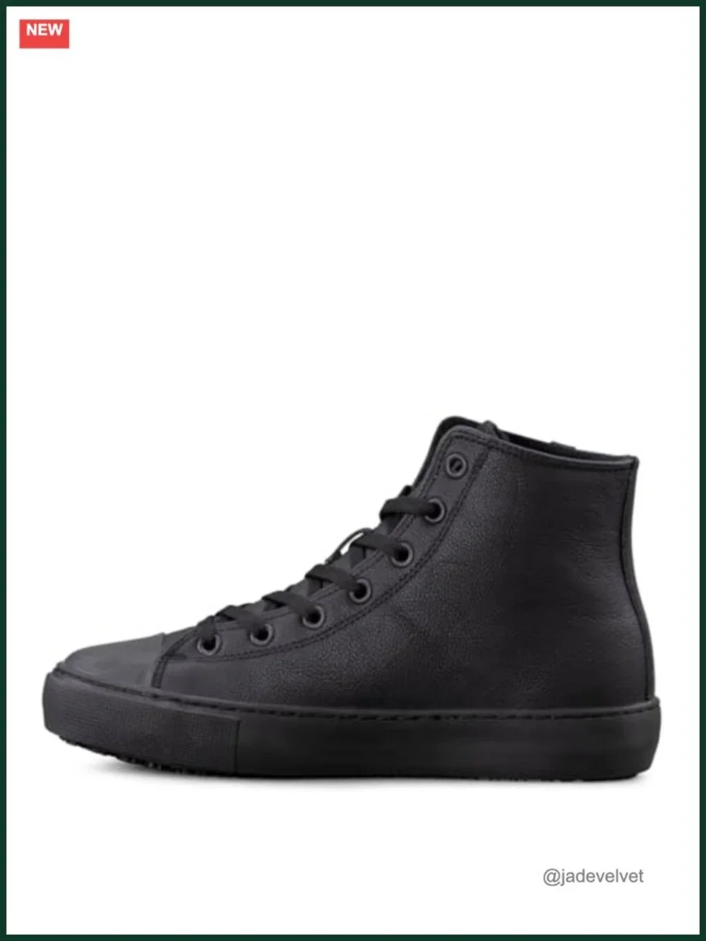 Lugz Women's Stagger Hi Slip-Resistant Leather Work Sneaker